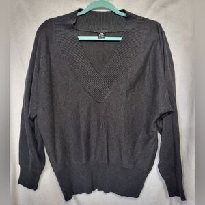 Pierre Cardin XL Gray Ribbed Sweater